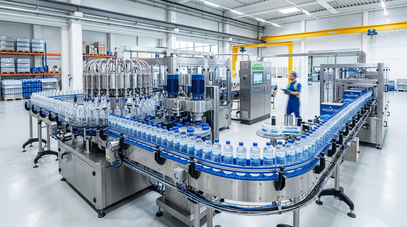 Automatic Liquid & Bottle Filling Plant