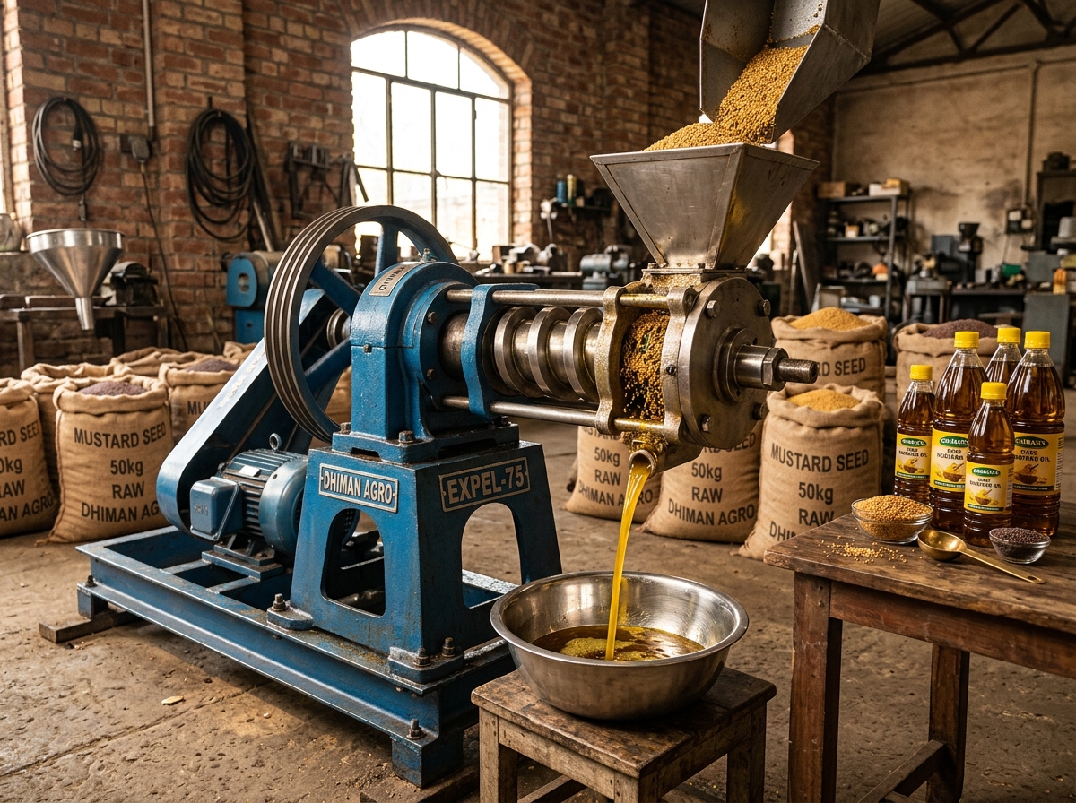 Commercial Oil Expeller Machine