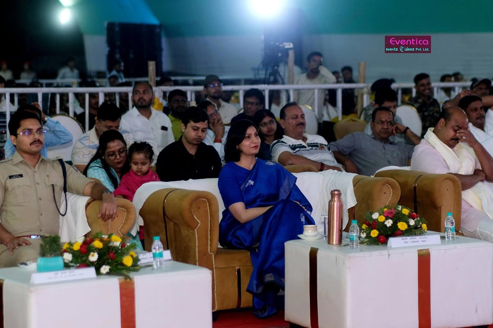 Corporate conference audience
