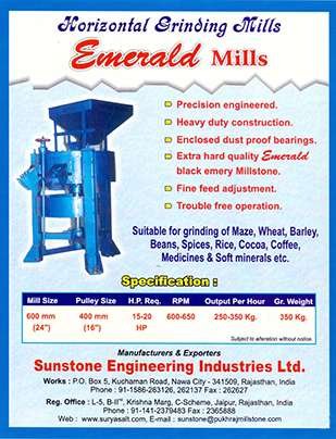 Emerald Horizontal Grinding Mills