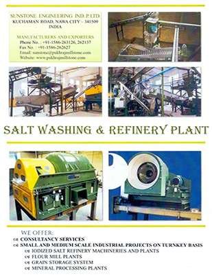 Salt Washing Refinery Plant